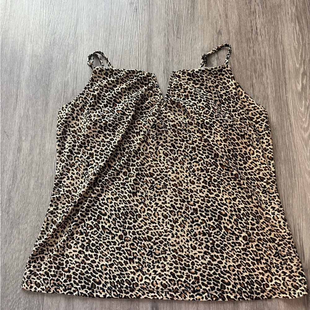 SHEIN Leopard Print Tank Top